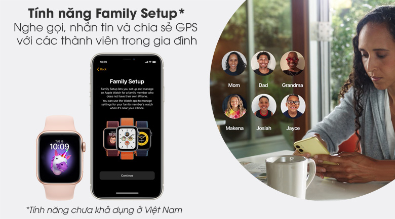 Apple Watch S6 có tính năng Family Setup