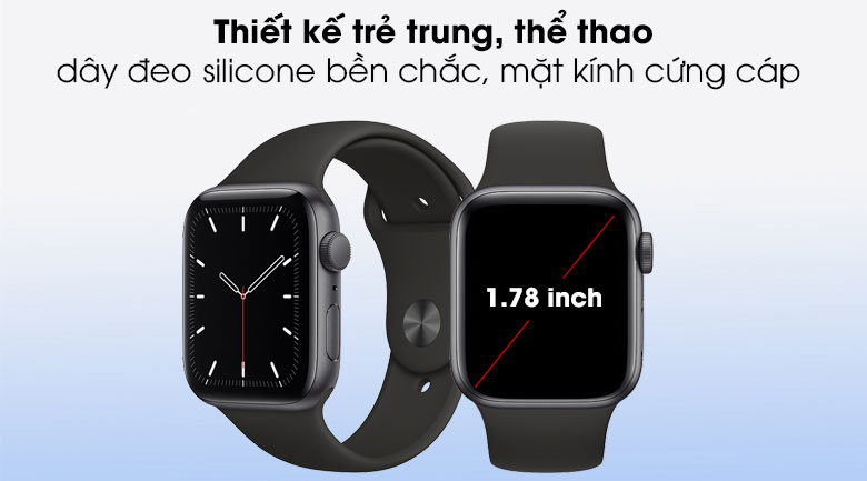 Apple Watch SE 44mm - Thiết kế