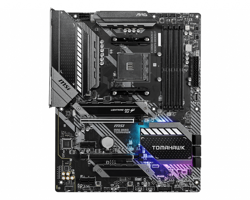 MSI MAG B550 TOMAHAWK AMD AM4 DDR4 CF M.2 USB 3.2 Gen 2 HDMI ATX Gaming Motherboard
