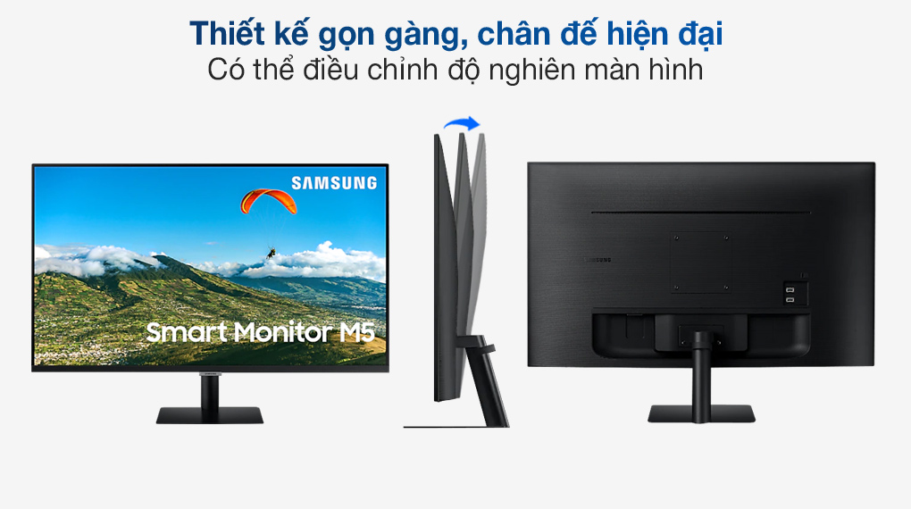 Samsung Smart Monitor M5 32 inch (LS32AM500NEXXV) - Thiết kế