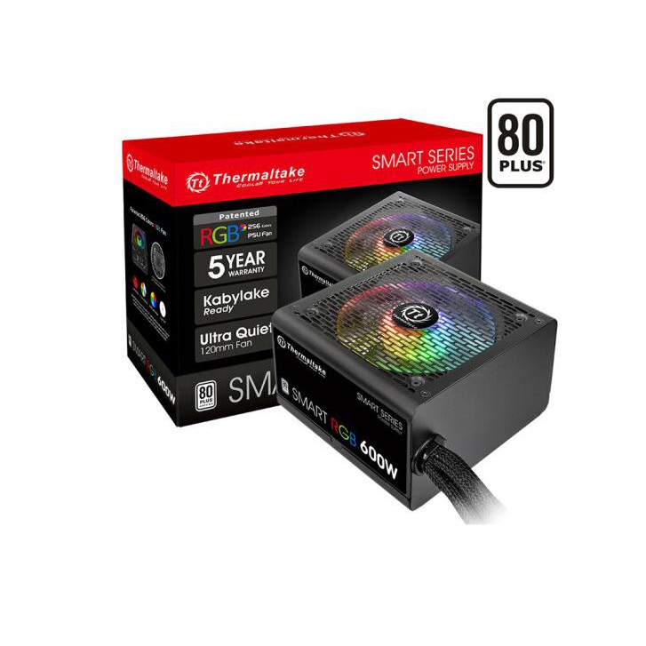 Nguồn máy tính Thermaltake Smart RGB 600W 80 Plus White | Ultra 01 hoangsonstore.com