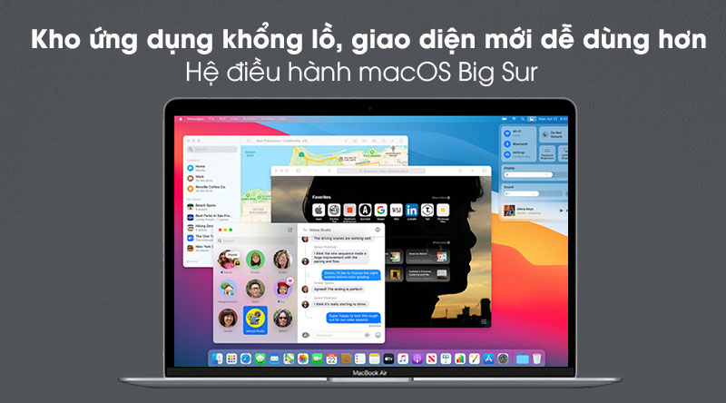 Apple Macbook Air M1 (MGN73SA/A) - Hệ điều hành