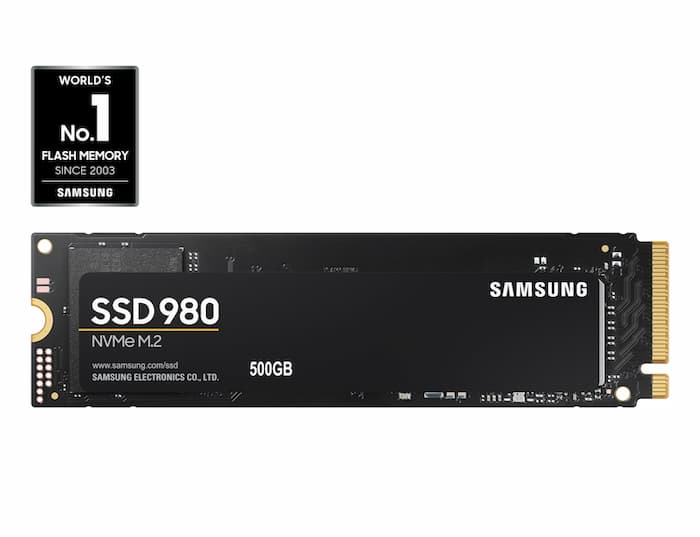 SSD Samsung 980 500GB M2 2280 PCIe NVMe Gen 3x4 MZ-V8V500BW