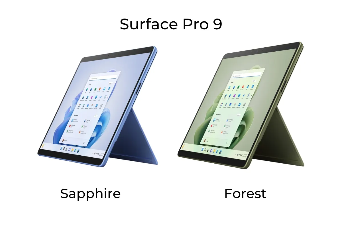Điểm khác biệt của Surface Pro 9 và Surface Pro 8