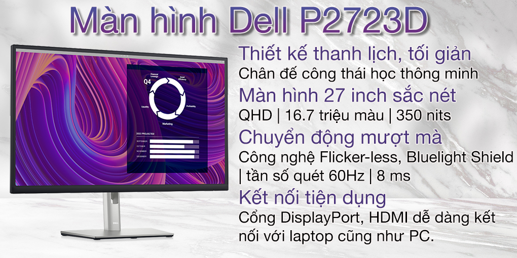 Màn hình Dell P2723D 1