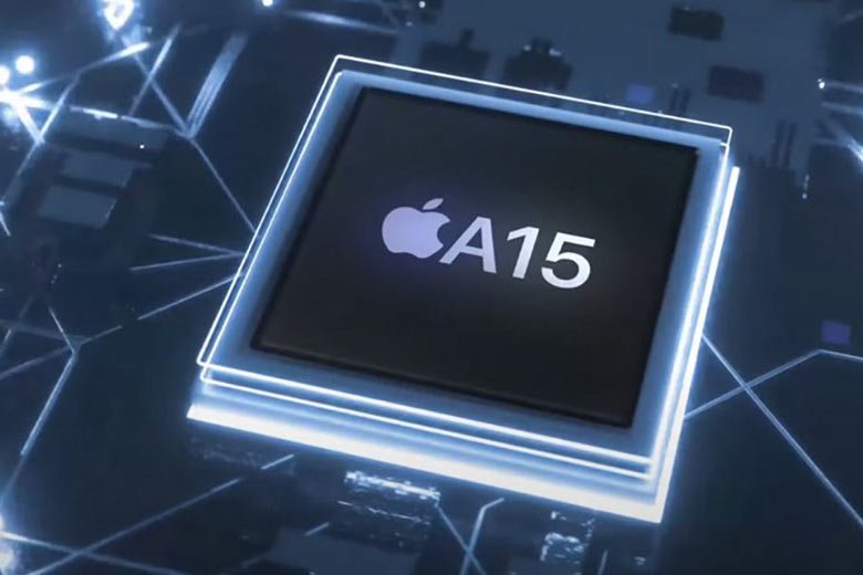 Hiệu năng vượt trội nhờ chip Apple A15 Bionic