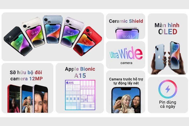 iPhone 14 128GB - Thiết kế mới lạ, hiệu năng vượt trội