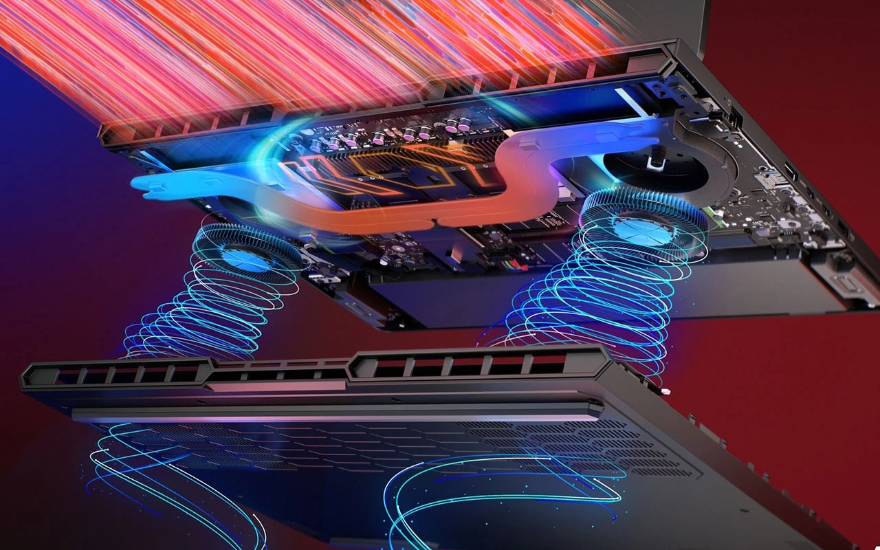 Demonstrates Legion Pro 5 Gen 10’s advanced cooling system for smooth, intense gameplay on Game Pass.