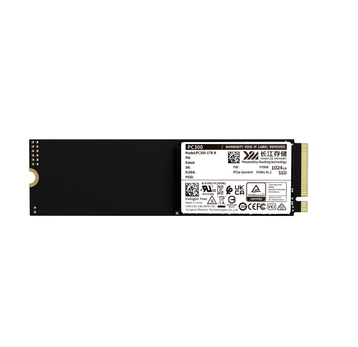 SSD NVMe YMTC PC300 256GB Gen4 – Tốc Độ Vượt Trội, Giá Cực Mềm, Chuẩn PCIe 4.0