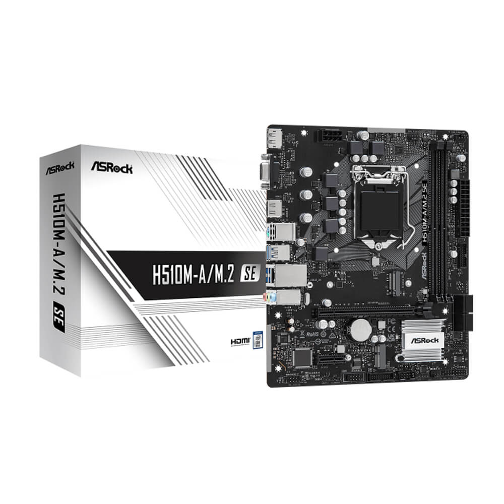 Mainboard Asrock H510M-A/M.2 SE (Intel H510/ Socket 1200/ M-ATX/ 2 khe ram/ DDR4)