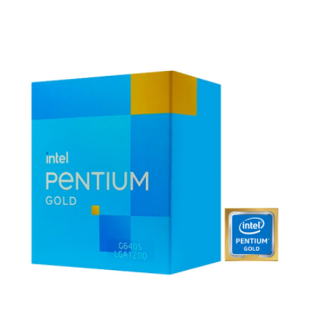 CPU Intel Pentium Gold G6405 (2 nhân | 4 luồng | 4.1 GHz | 4MB Cache)