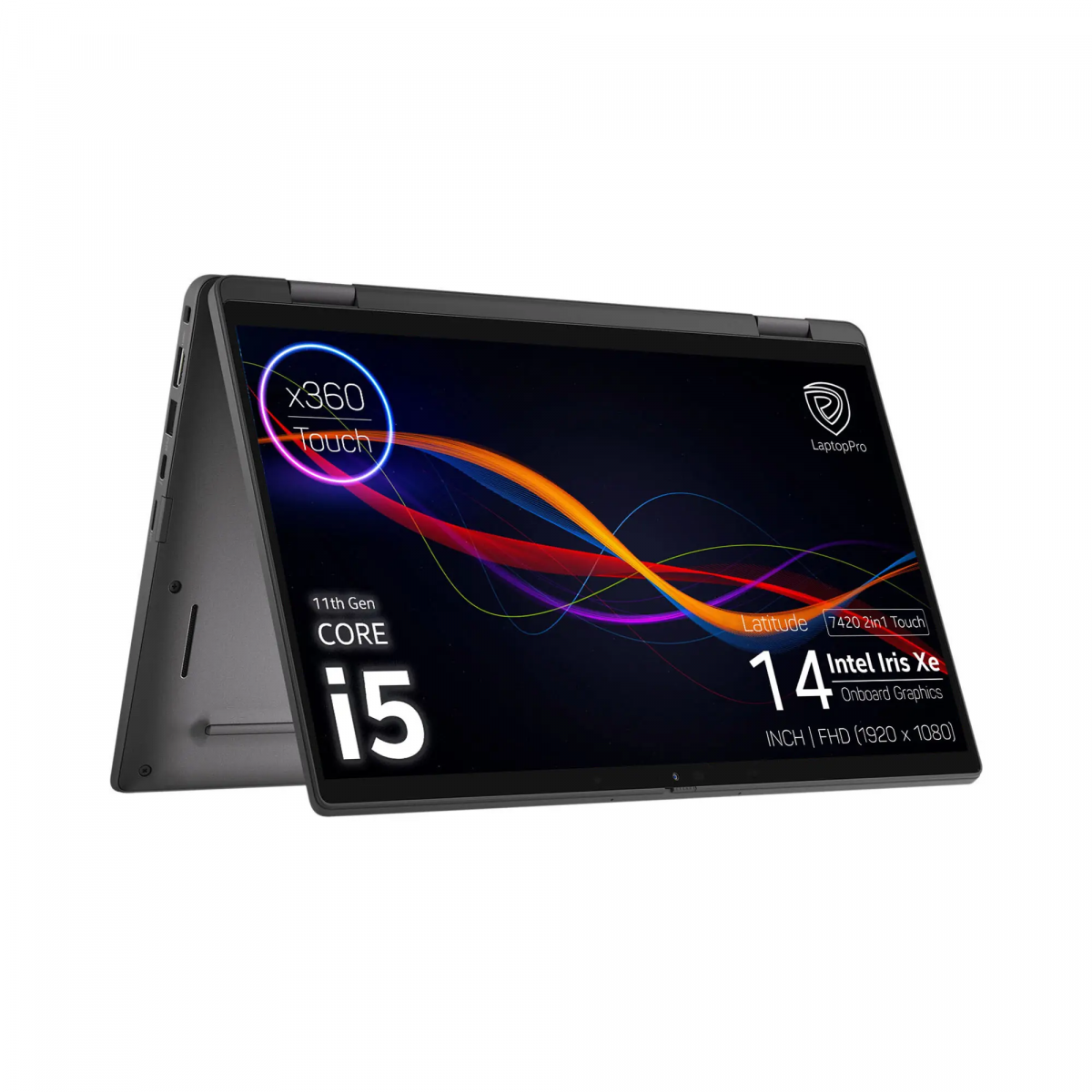 Dell Latitude 7420 (2in1) Gen 11th Core i5-1145G7, Ram 16GB, SSD 256GB, 14.0" FHD